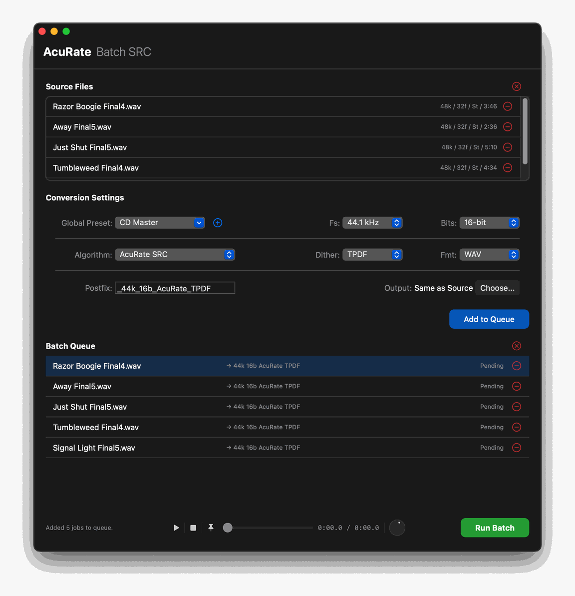 AcuRate UI